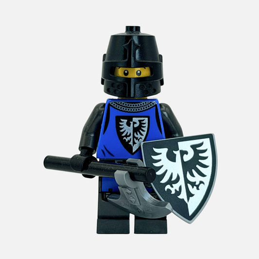 Black Falcons Heavy Knight - Custom LEGO Castle Minifigure