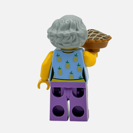 Grandma Baker with Pie - Custom LEGO Minifigure