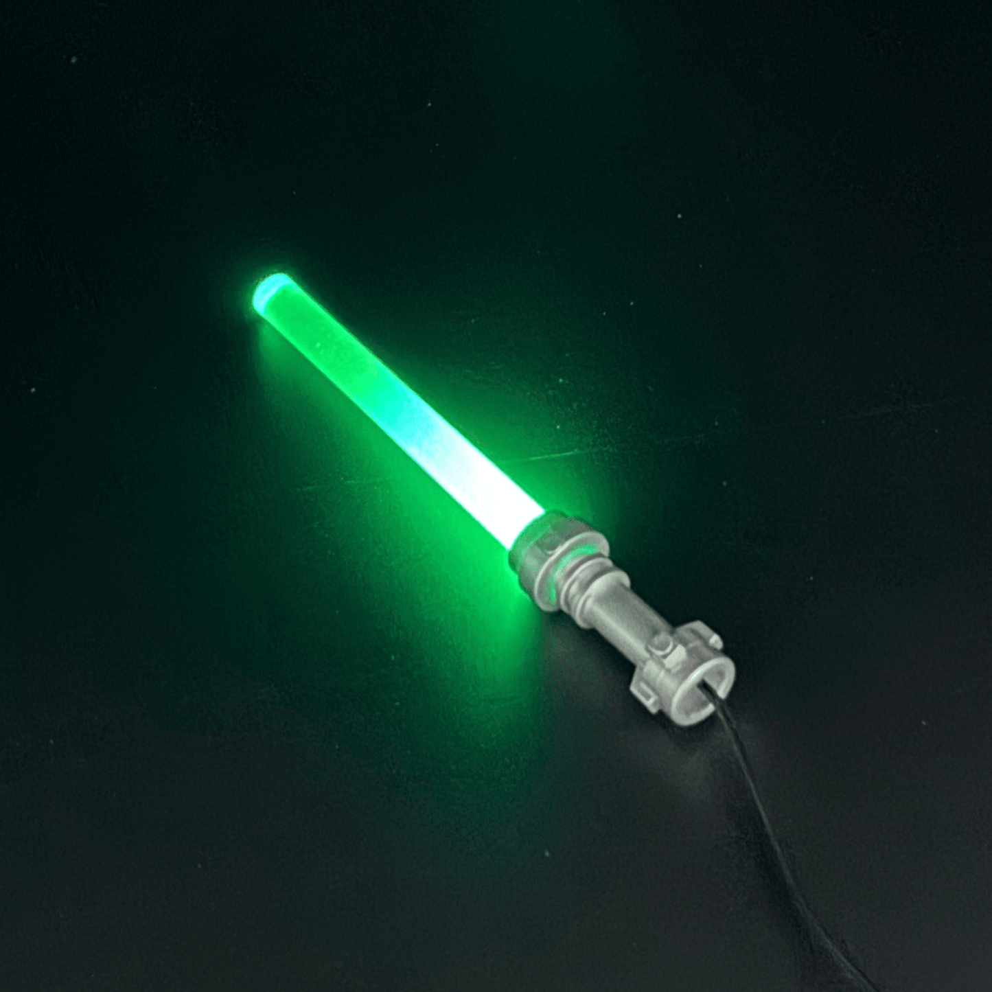 Light-up Green Lightsaber - Minifigure Accessory