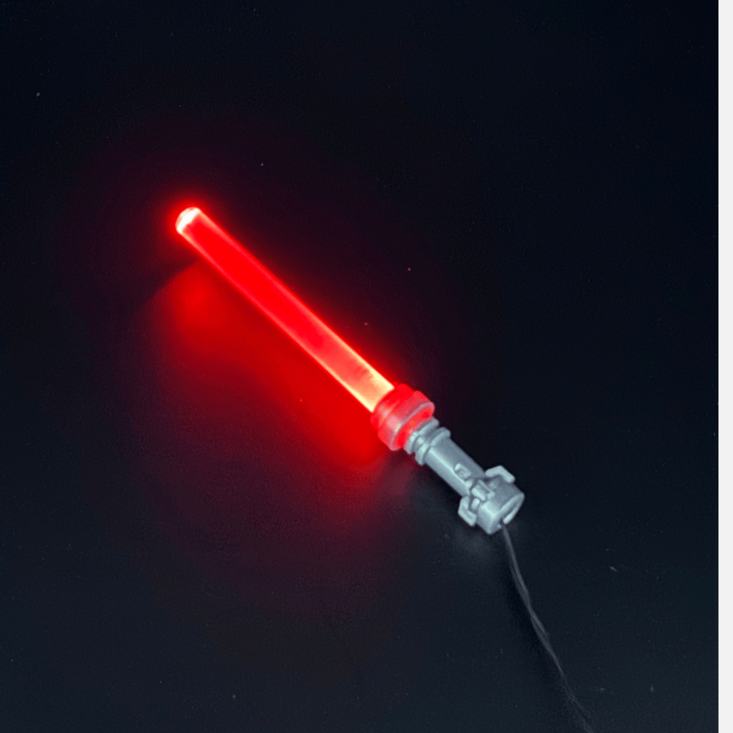 Light-up Red Lightsaber - Minifigure Accessory