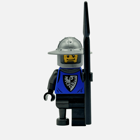 Black Falcons Spearguard - Custom LEGO Castle Minifigure