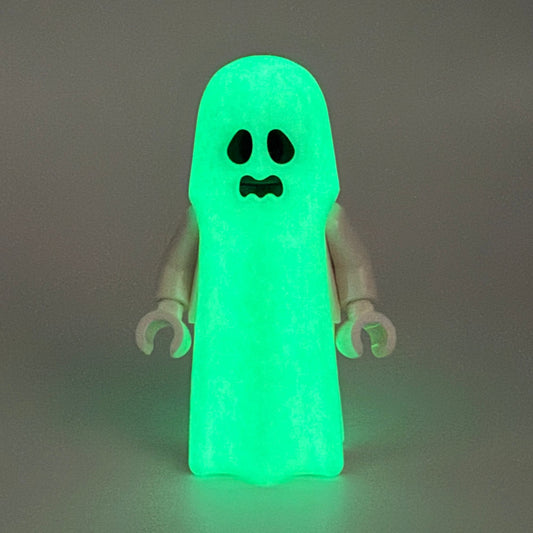 Glow in the Dark Ghost - Custom LEGO Minifigure