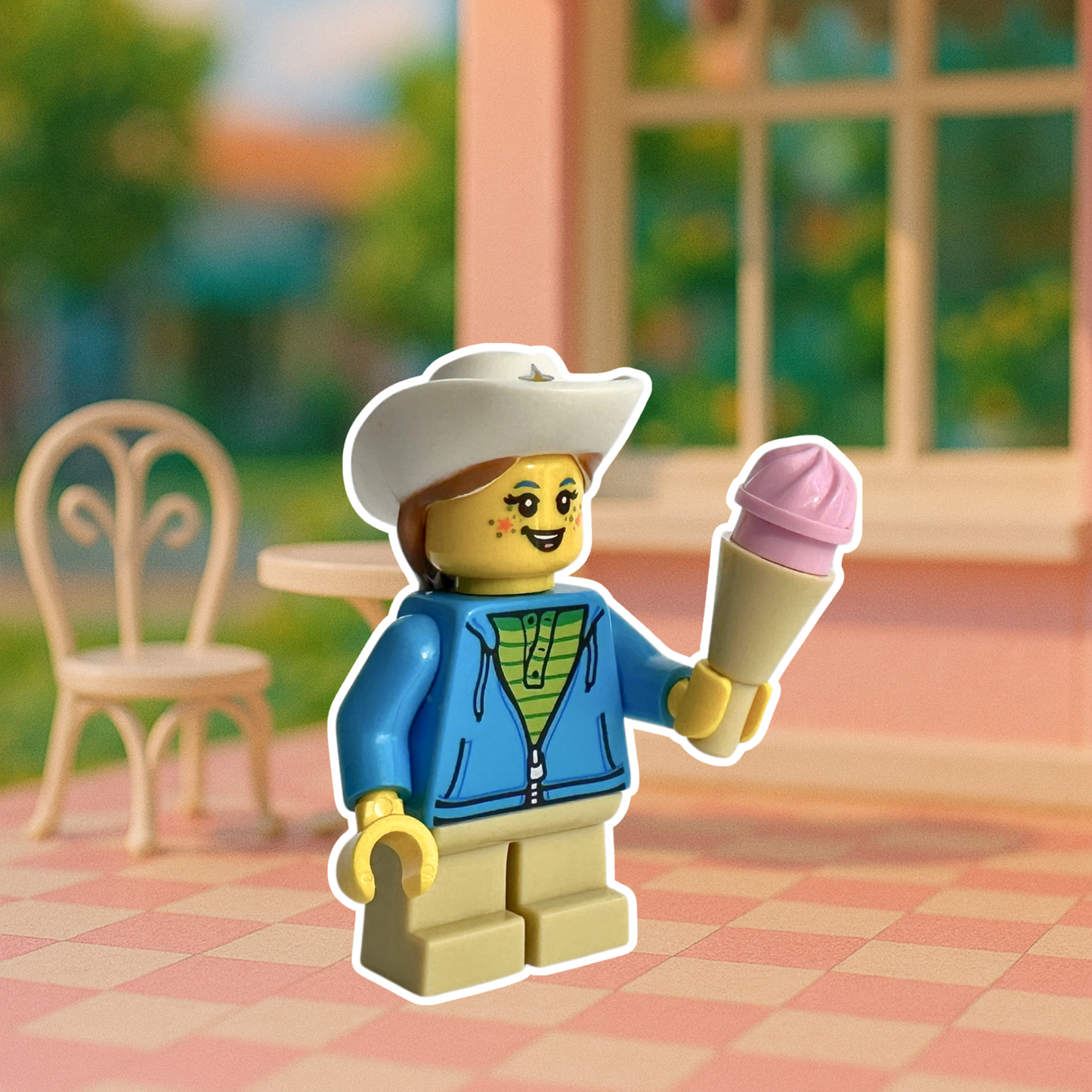County Fair Girl - LEGO Minifigure