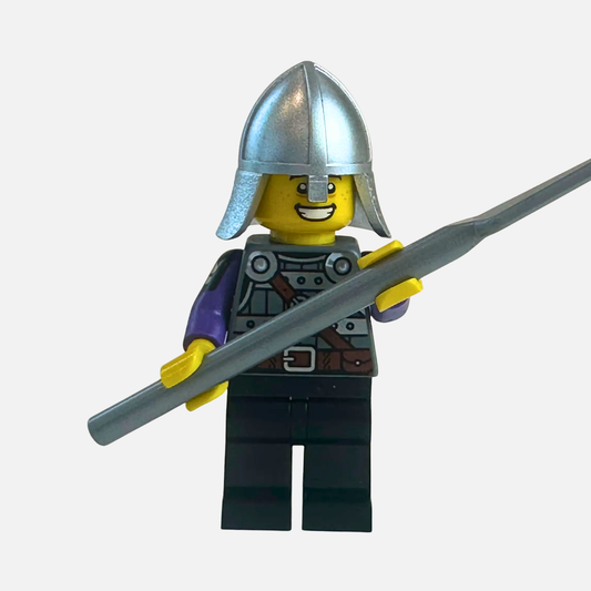 Spearguard "Violet Vanguard" Custom LEGO Castle Minifigure