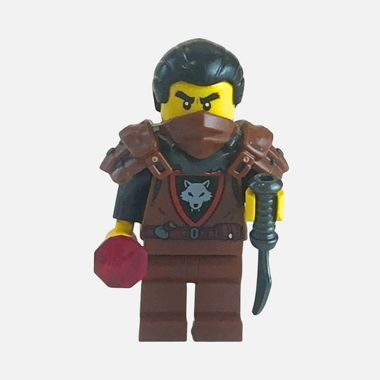 Captain "Wolf Pack" Custom LEGO Castle Minifigure