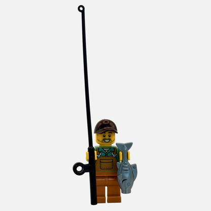 Fisherman (Fishing & Outdoors) – Custom LEGO Minifigure