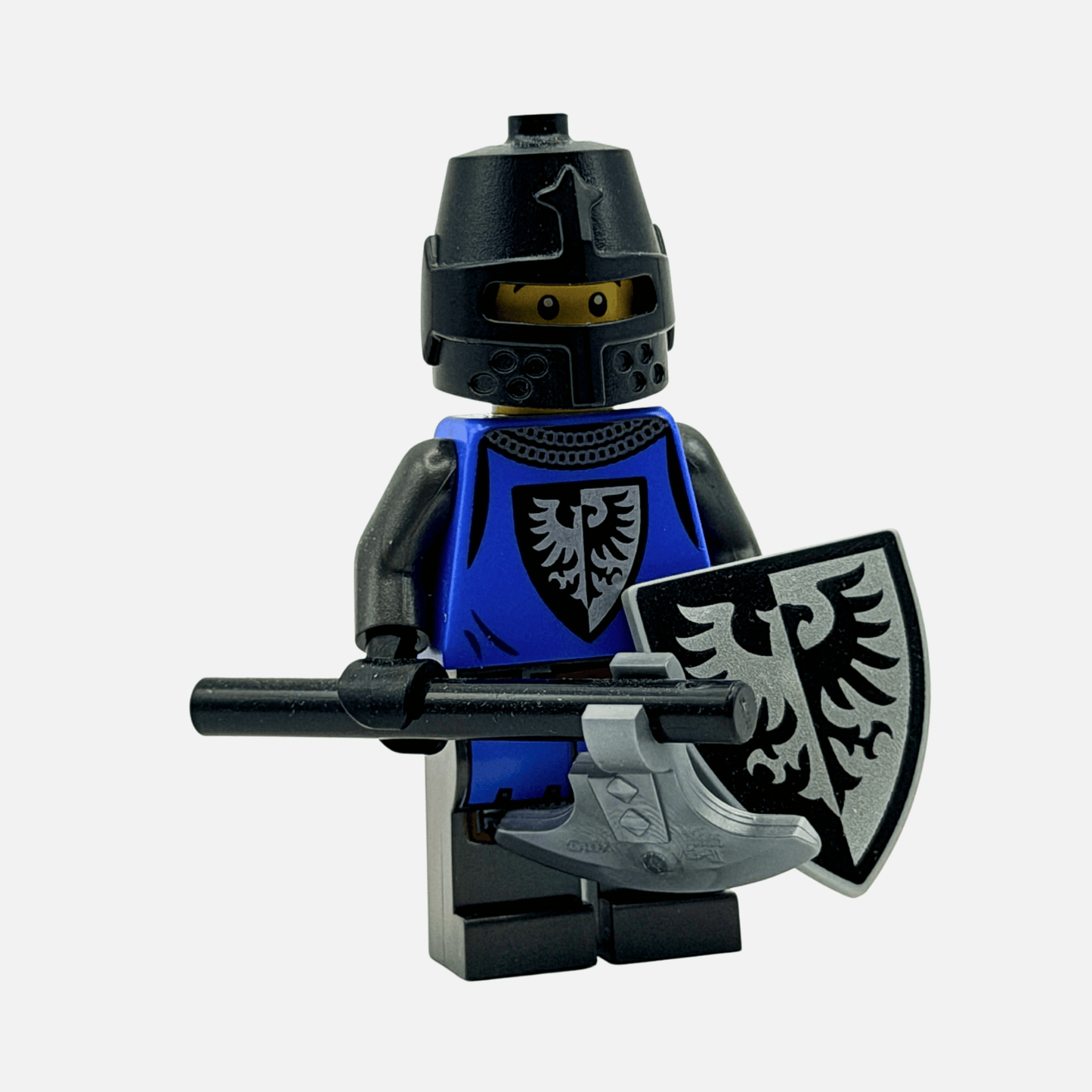 Black Falcons Heavy Knight - Custom LEGO Castle Minifigure