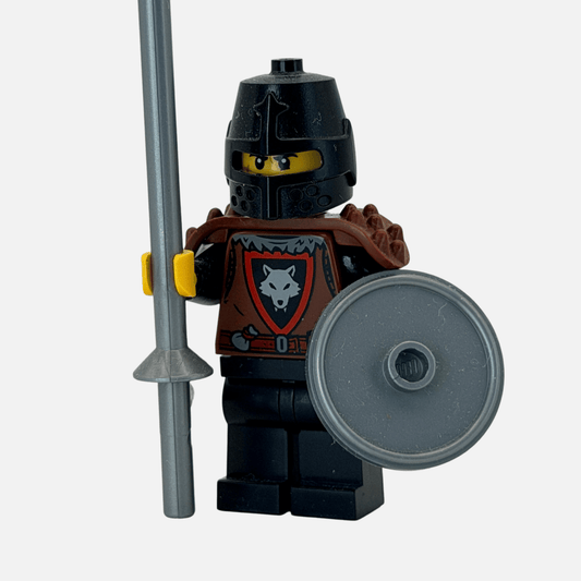 Wolf Pack Jousting Knight - Custom LEGO Castle Minifigure