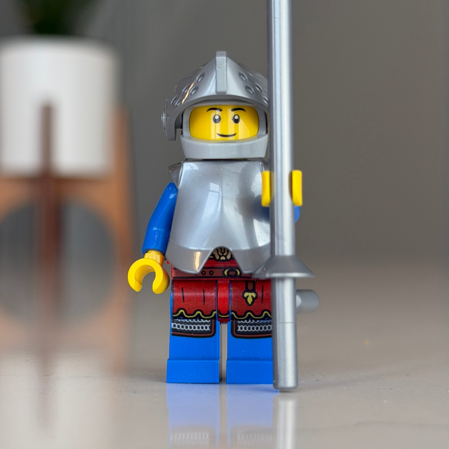 Jousting Knight "Lion Knight" Custom LEGO Castle Minifigure