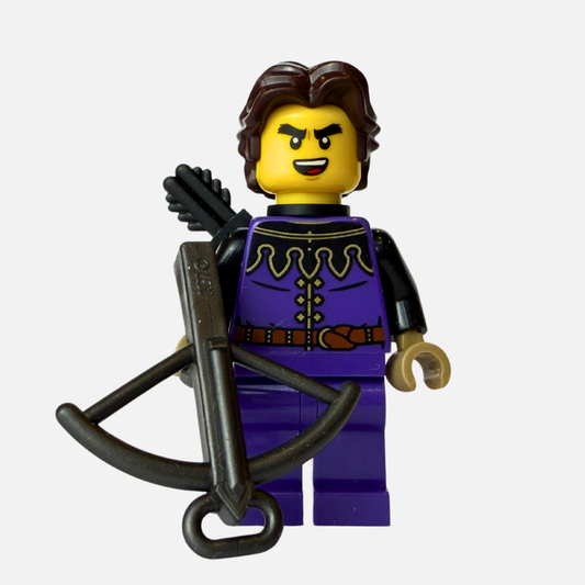 Crossbowman "Violet Vanguard" Custom LEGO Castle Minifigure