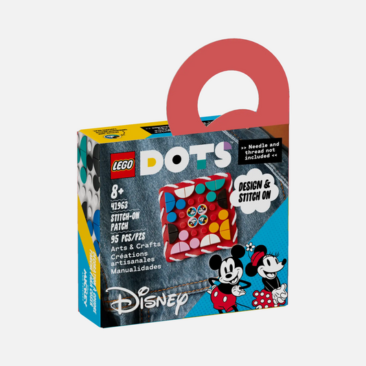 Disney Mickey Mouse & Minnie Mouse Stitch-on Patch - LEGO® Dots Set (41963)