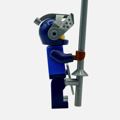 Black Falcons Jousting Knight - Custom LEGO Castle Minifigure