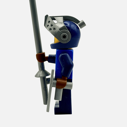 Black Falcons Jousting Knight - Custom LEGO Castle Minifigure