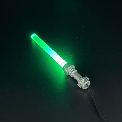 Light-up Green Lightsaber - Minifigure Accessory