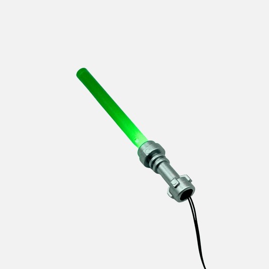 Light-up Green Lightsaber - Minifigure Accessory