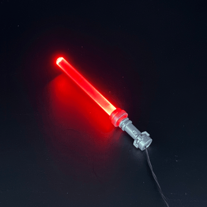 Light-up Red Lightsaber - Minifigure Accessory