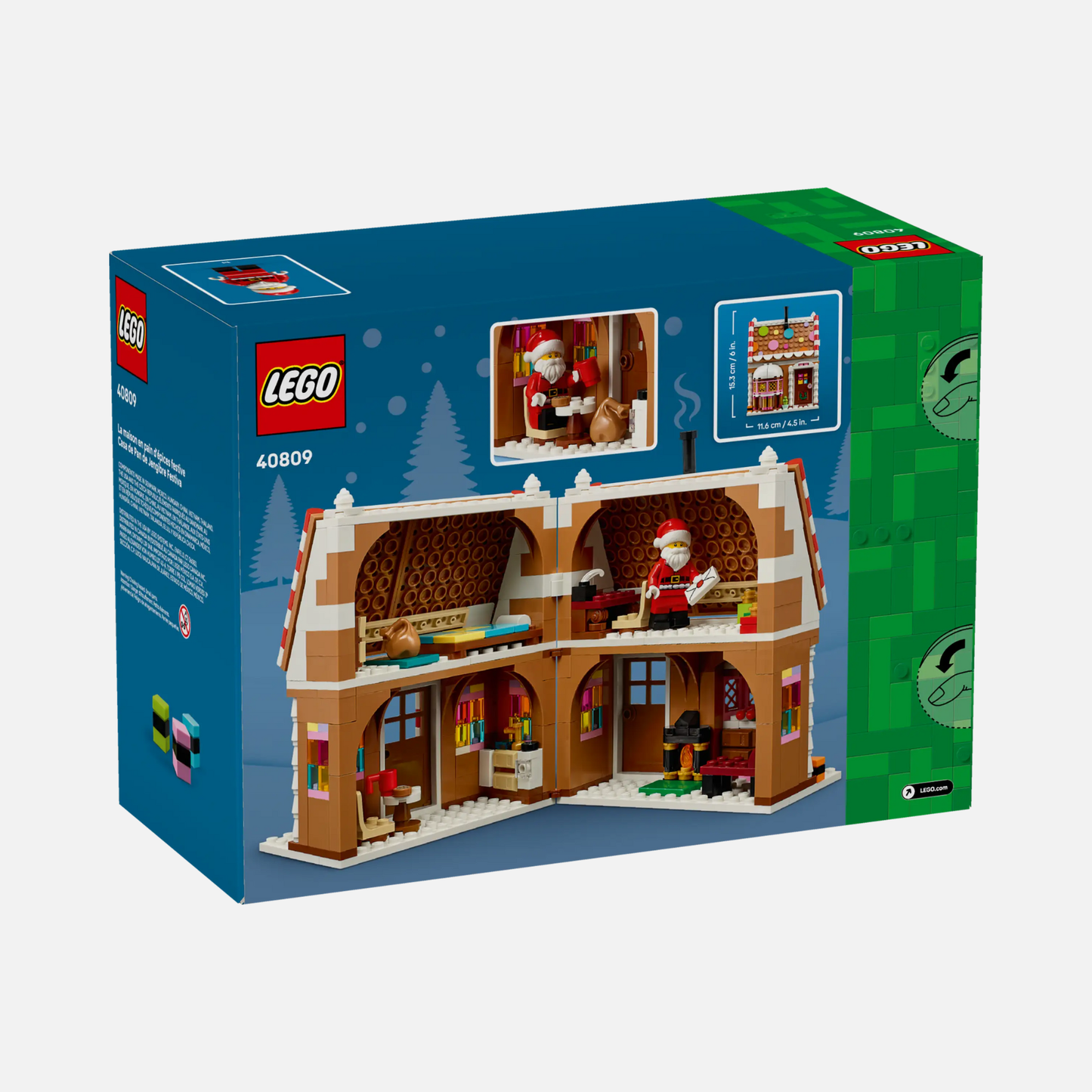 Festive Gingerbread House LEGO Set (40809)