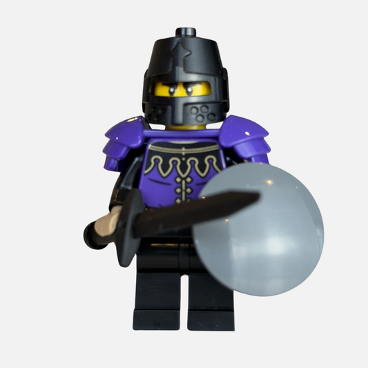 Knight "Violet Vanguard" Custom LEGO Castle Minifigure