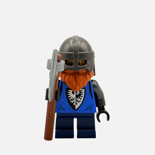 Black Falcons Dwarf - Custom LEGO Castle Minifigure