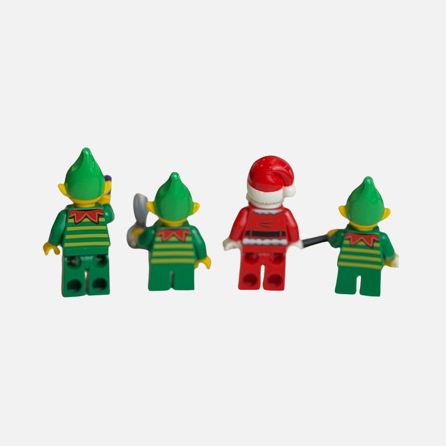 Santa and Elves Custom LEGO Minifigures Pack