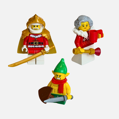 Santa Battle Pack Custom LEGO Minifigures