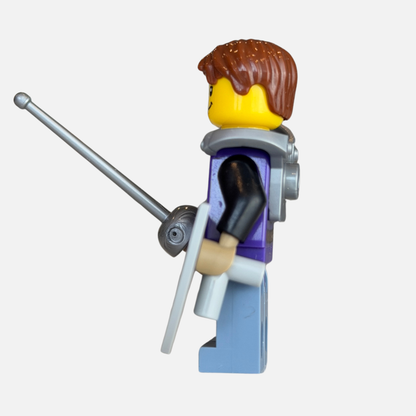 Prince "Violet Vanguard" Custom LEGO Castle Minifigure