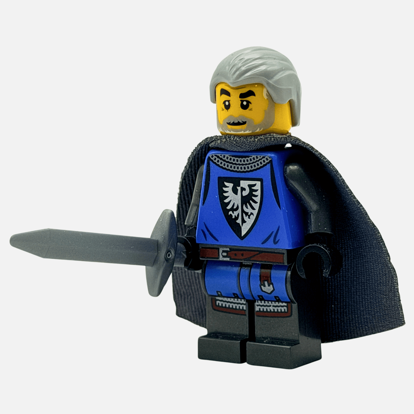 Black Falcons Captain - Custom LEGO Castle Minifigure