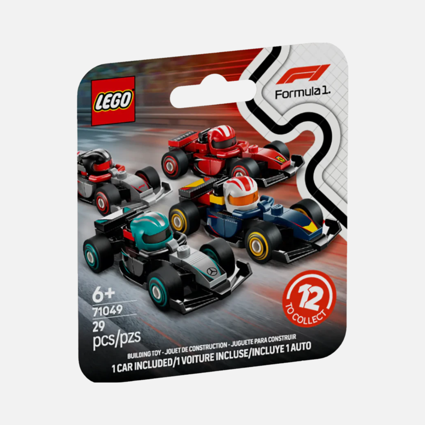 F1 Formula Race Car LEGO Minifigure (71049)
