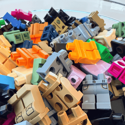 Build a Minifig Kit - Authentic LEGO Minifigure Parts Pack for Parties, Events & Creative Play
