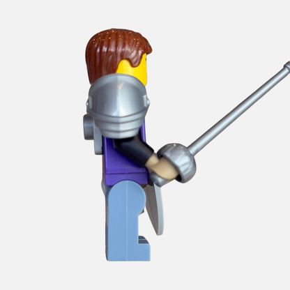 Prince "Violet Vanguard" Custom LEGO Castle Minifigure