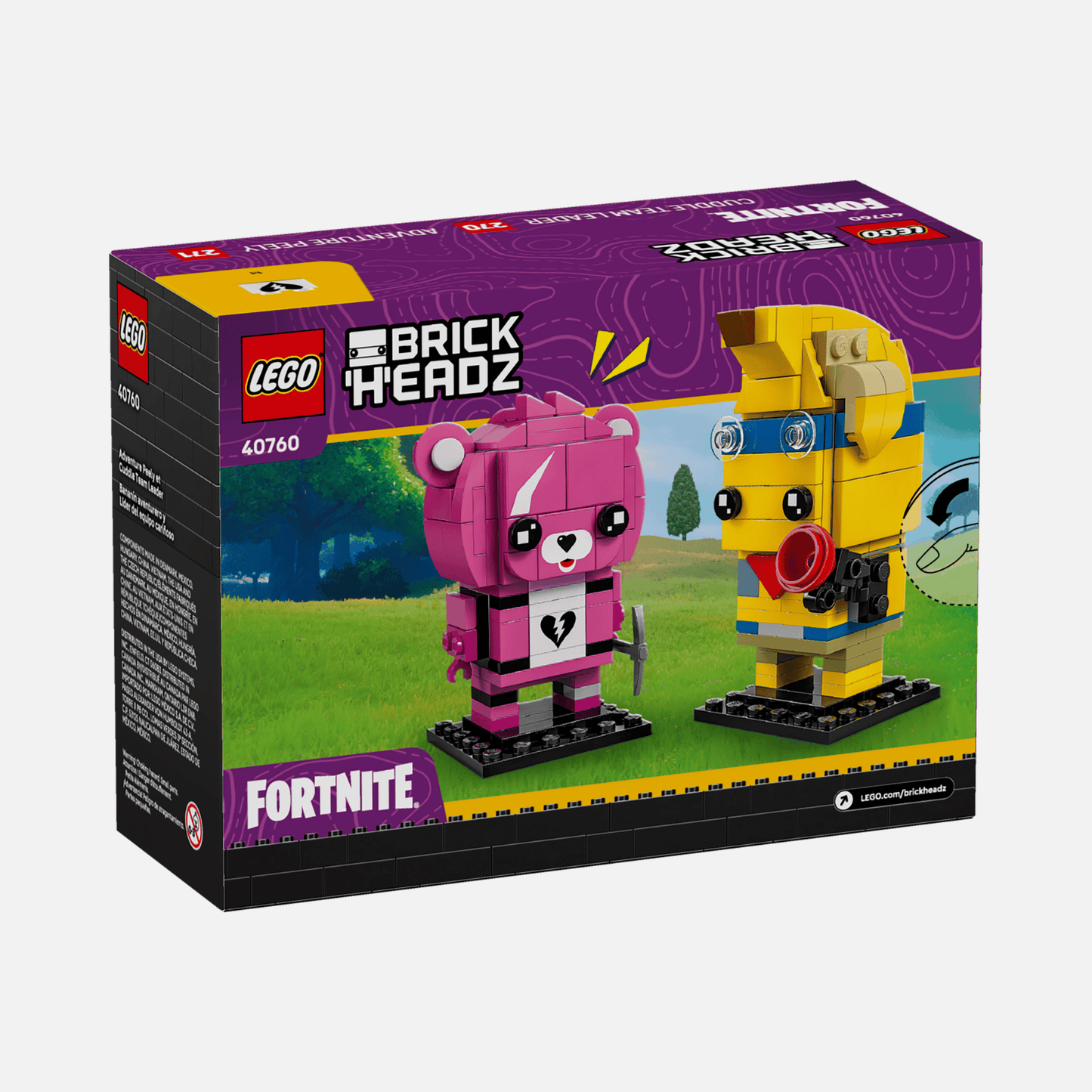 Adventure Peely & Cuddle Team Leader - LEGO BrickHeadz Set (40760)