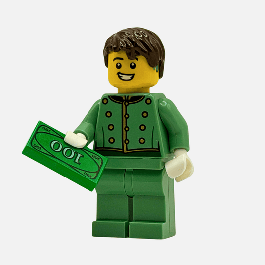 Hotel Bellhop - Custom LEGO Minifigure