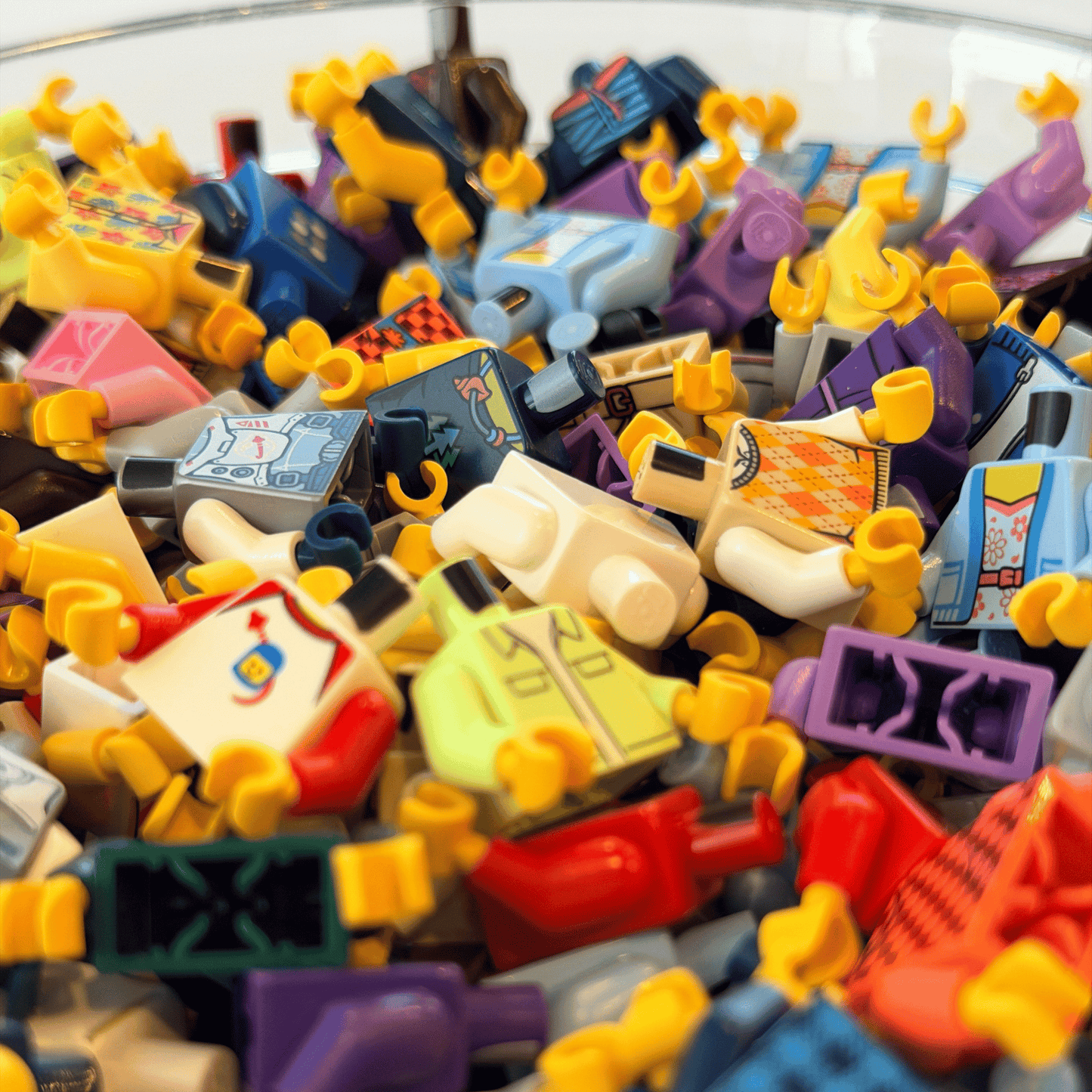 Build a Minifig Kit - Authentic LEGO Minifigure Parts Pack for Parties, Events & Creative Play
