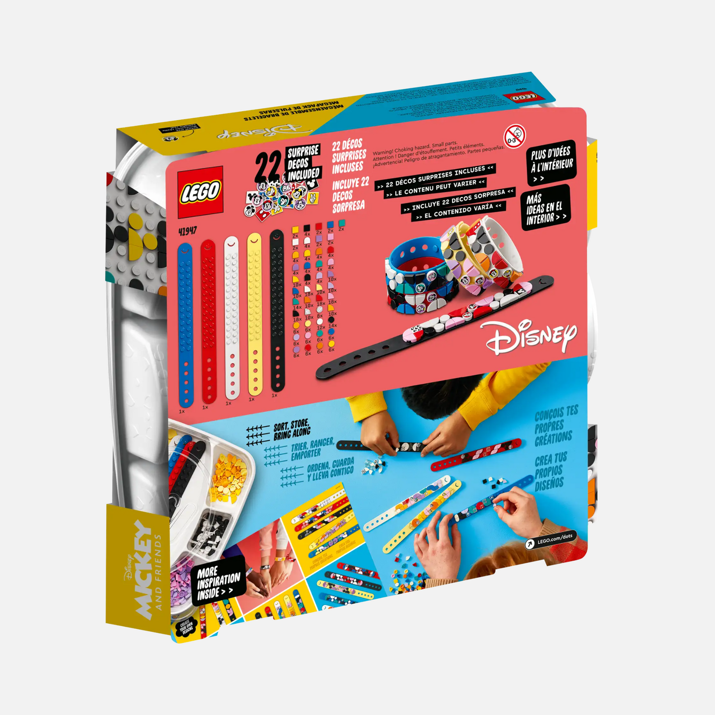 Mickey & Friends Bracelets Mega Pack – LEGO® DOTS Set (41947)