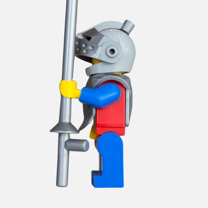Jousting Knight "Lion Knight" Custom LEGO Castle Minifigure