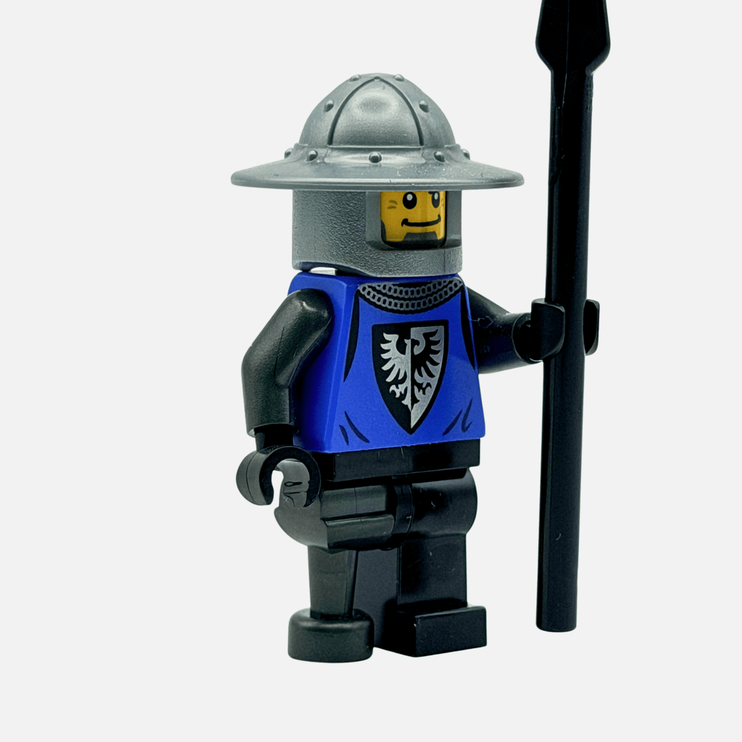 Black Falcons Spearguard - Custom LEGO Castle Minifigure