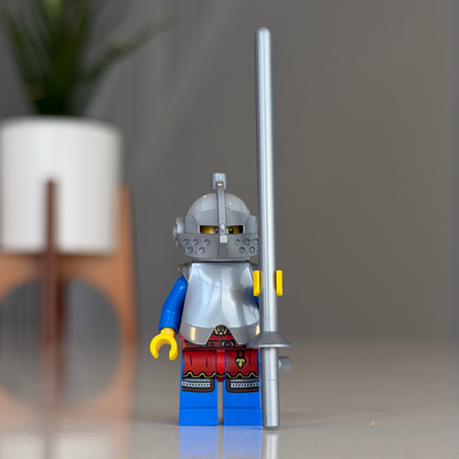 Jousting Knight "Lion Knight" Custom LEGO Castle Minifigure