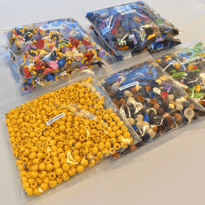 Build a Minifig Kit - Authentic LEGO Minifigure Parts Pack for Parties, Events & Creative Play