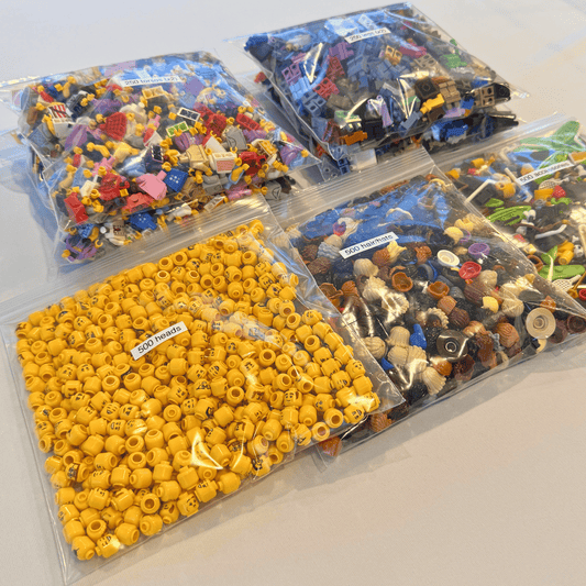Build a Minifig Kit - Authentic LEGO Minifigure Parts Pack for Parties, Events & Creative Play