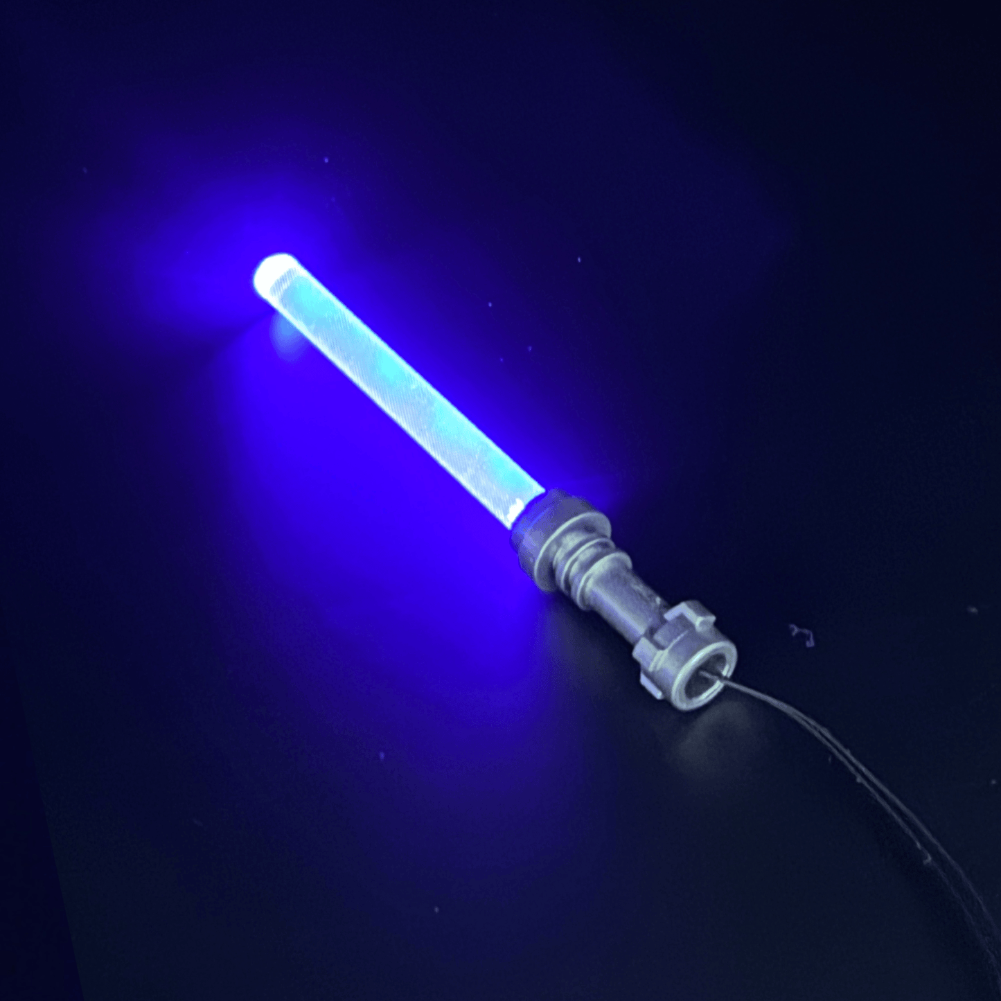 Light-up Blue Lightsaber - Minifigure Accessory