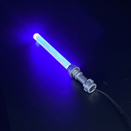 Light-up Blue Lightsaber - Minifigure Accessory