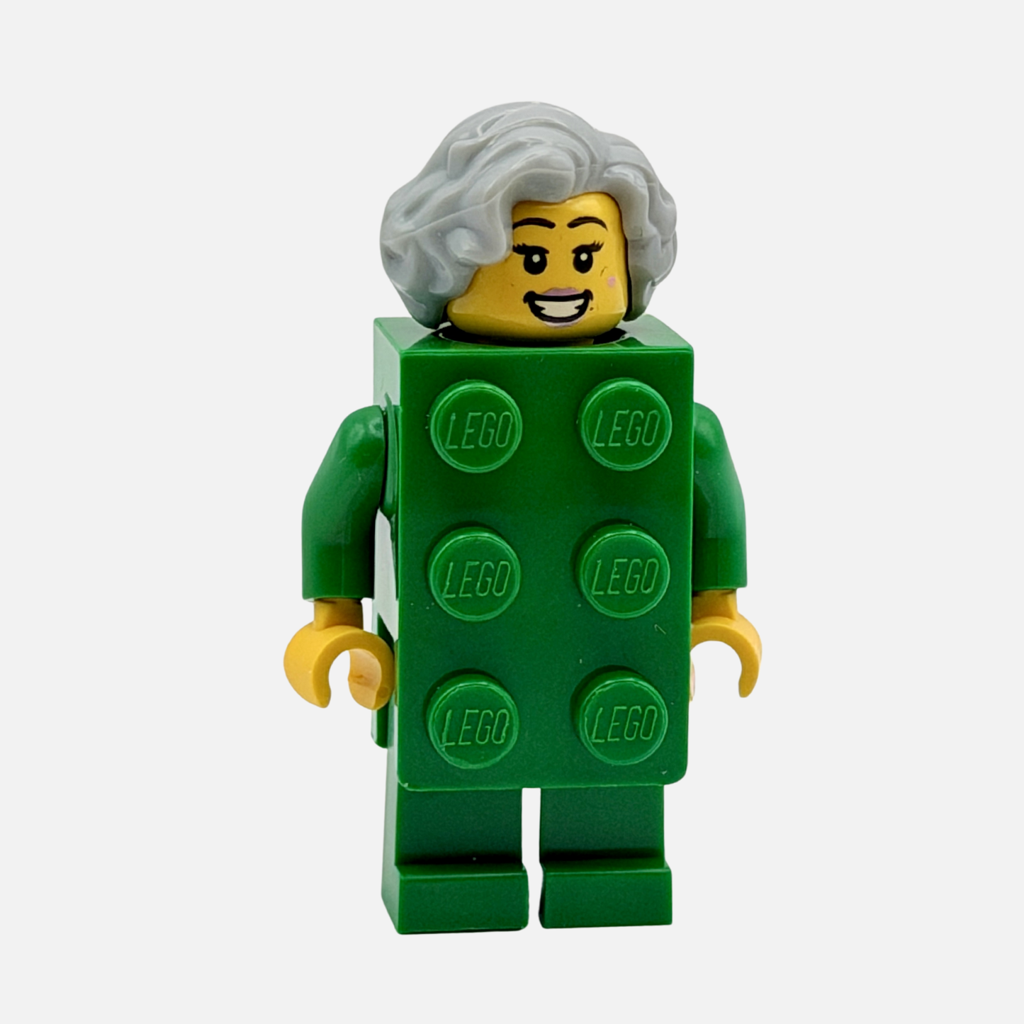 Brick Costume Woman – Green LEGO Minifigure