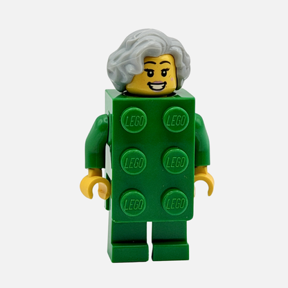 Brick Costume Woman – Green LEGO Minifigure