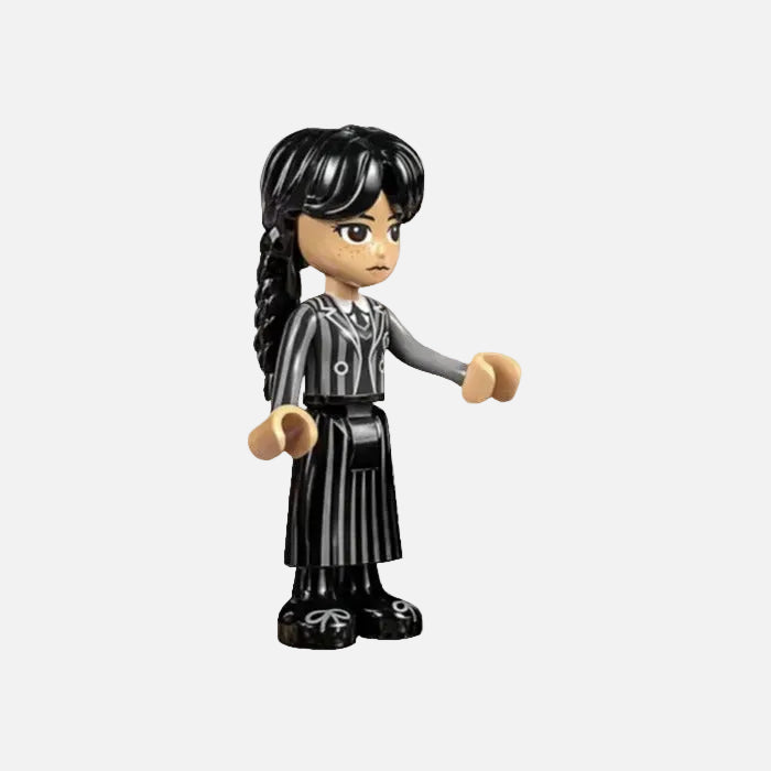Wednesday Addams - LEGO Minifigure (Friends)