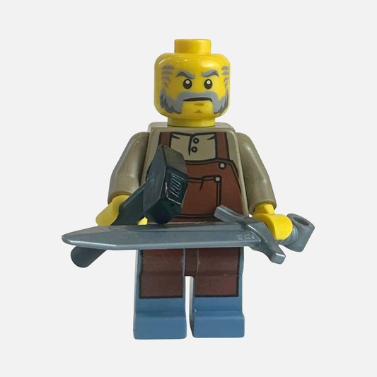 Blacksmith "Peasant" Custom LEGO Castle Minifigure