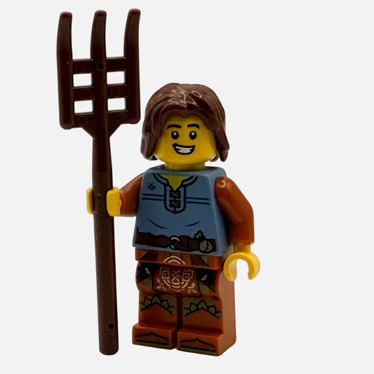 Peasant Farmer - Custom LEGO Castle Minifigure