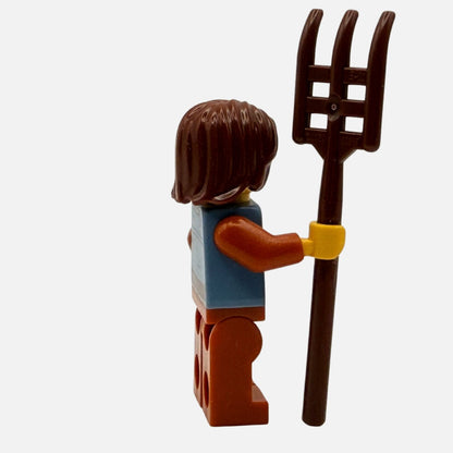 Peasant Farmer - Custom LEGO Castle Minifigure