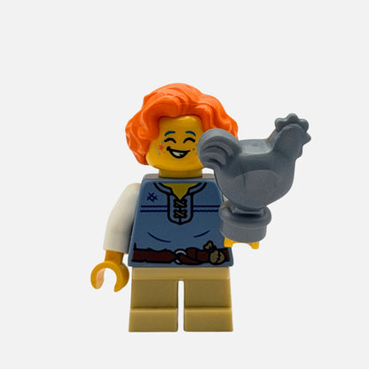 Peasant Girl - Custom LEGO Castle Minifigure