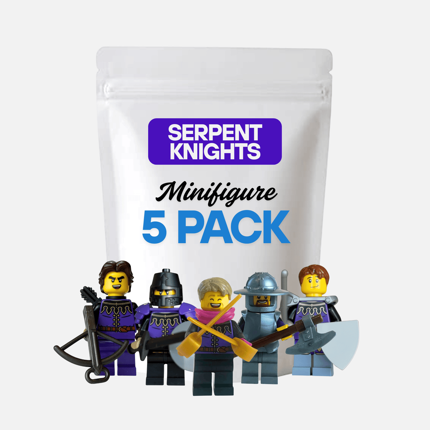 Serpent Knights - Castle Mystery LEGO Minifigures - 5 Pack
