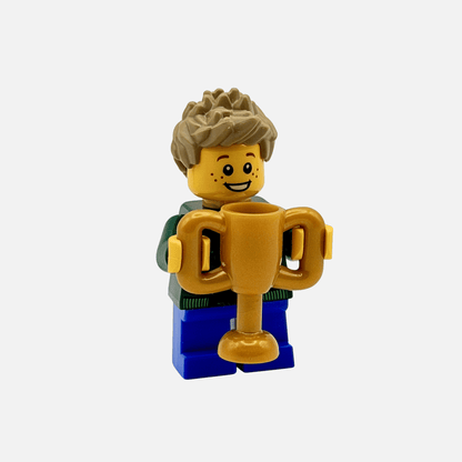 First Place Trophy Winner Boy – Custom LEGO Minifigure
